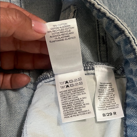 Lucky Brand-The Baggy-Denim Jeans size 8/29R - Picture 3 of 6